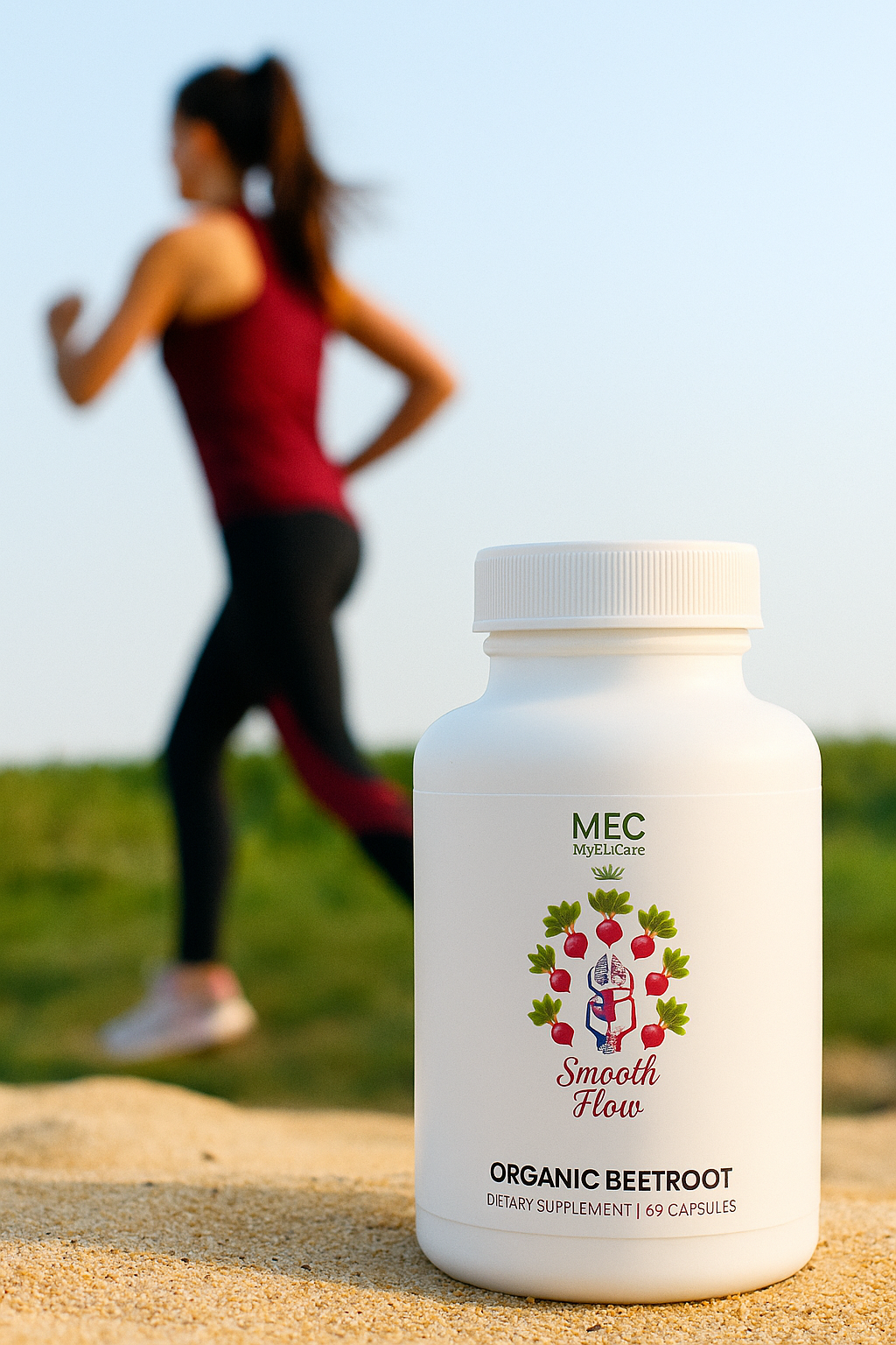 My Ela Care Smooth Flow Beetroot Supplement (60 Capsules)