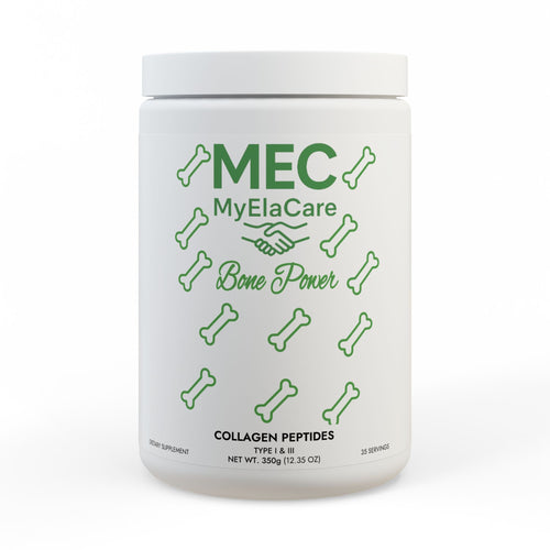 Bone Power Collagen Peptides Type I & III Supplement (350g, 12.3oz)